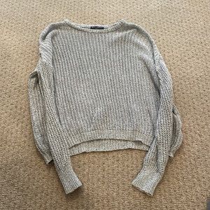Grey Brandy Melville Knit Sweater